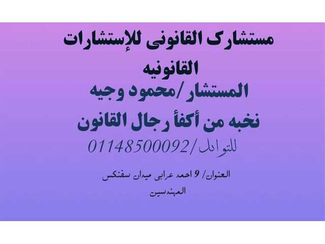 المستشار محمود محمد وجيه