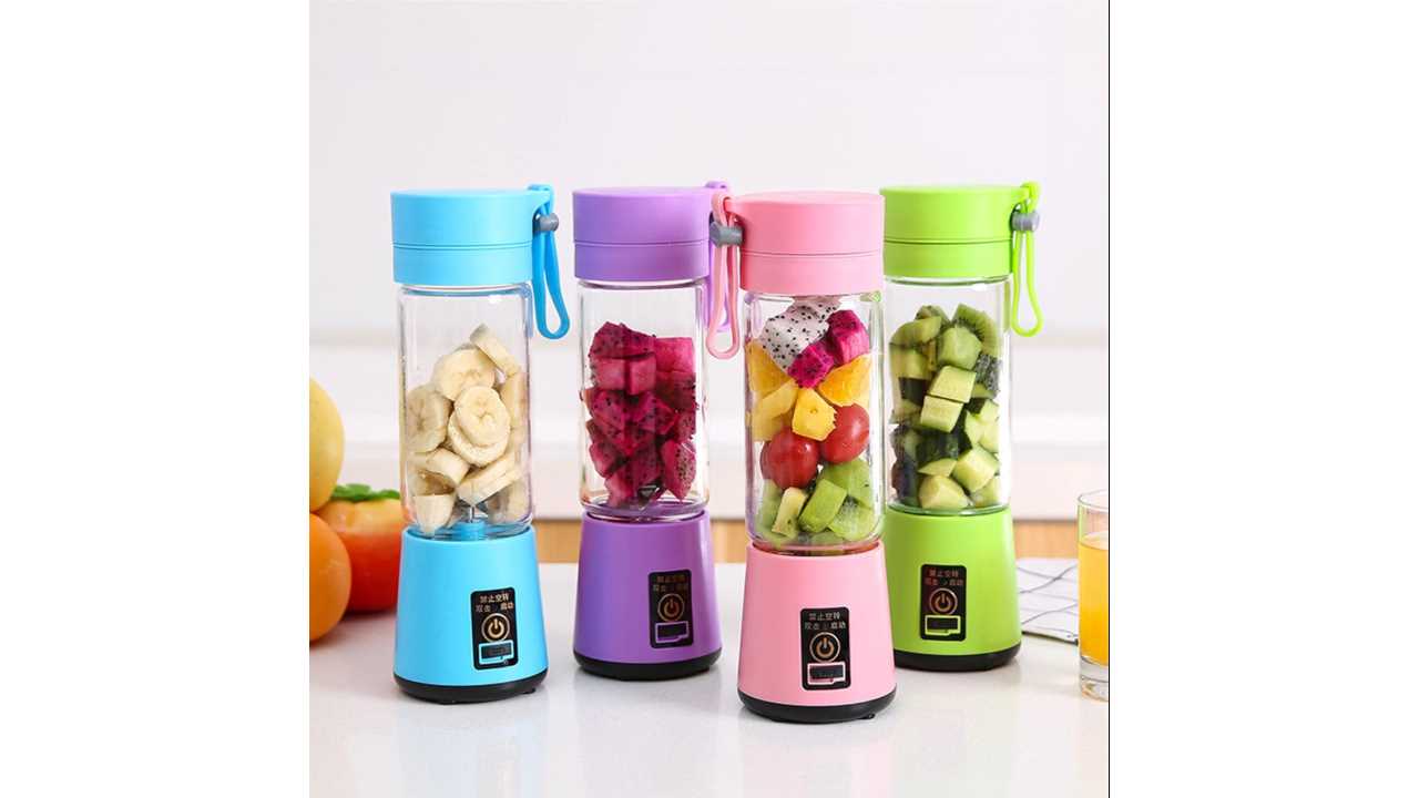 خلاط العصير المحمول + باور بانك