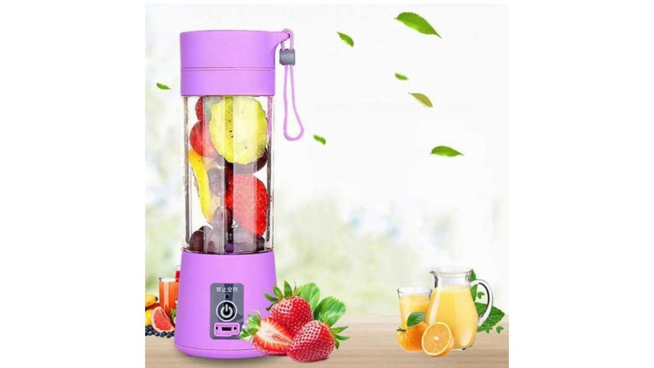 خلاط العصير المحمول + باور بانك