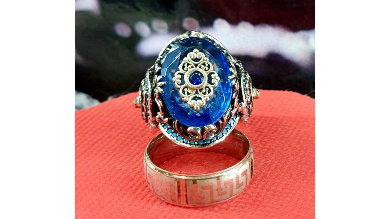 مجموعة خواتم فضة عيار 925